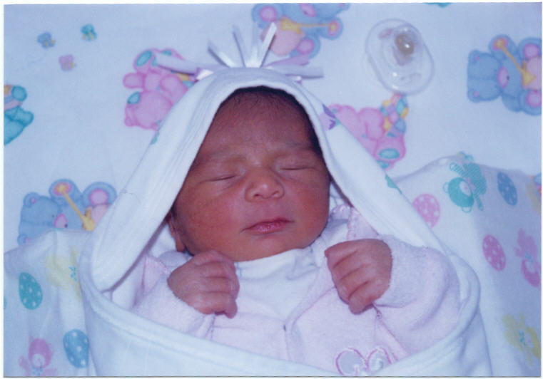 A baby; Actual size=180 pixels wide